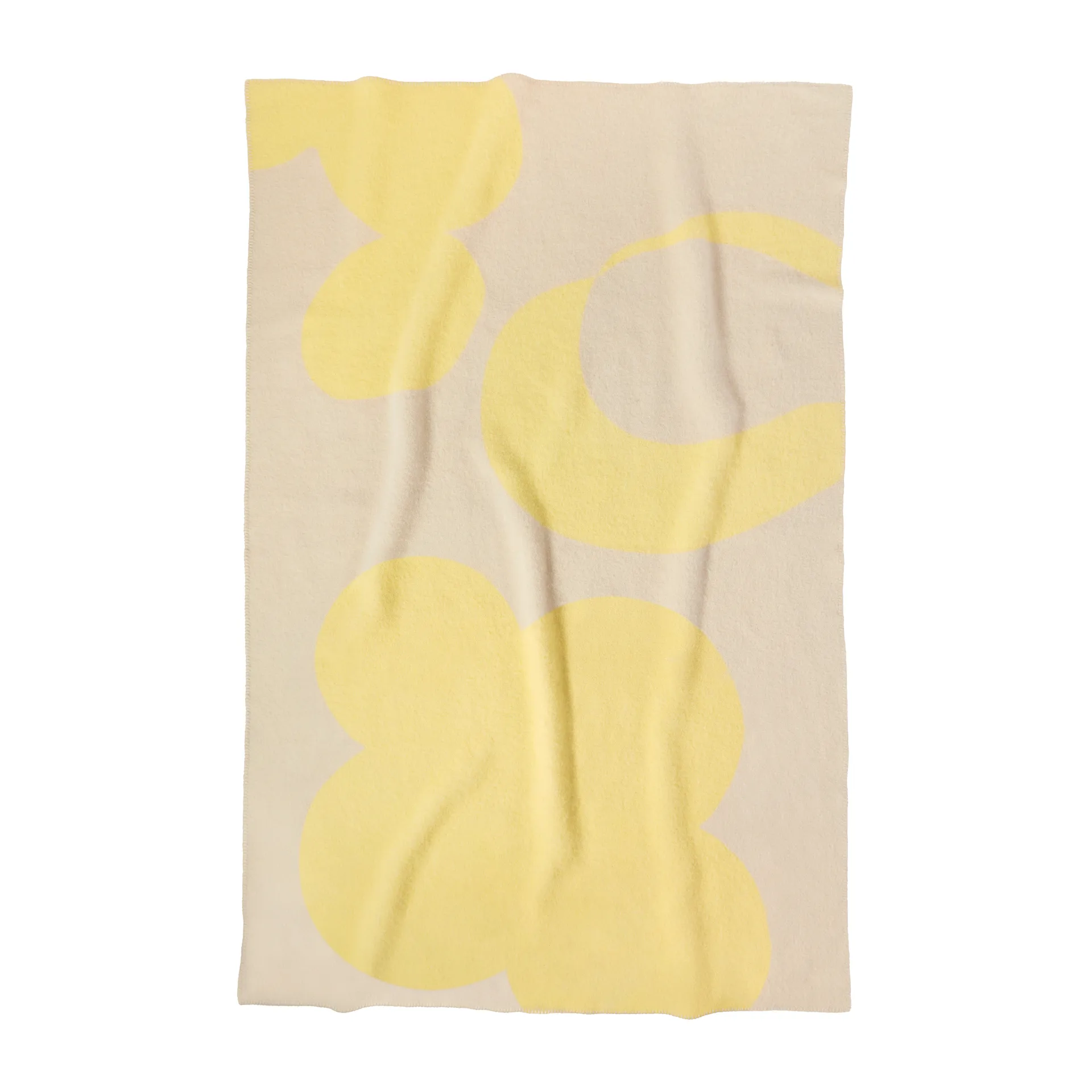 Manta de lã Anemone 130x200 cm, Beige-yellow Layered