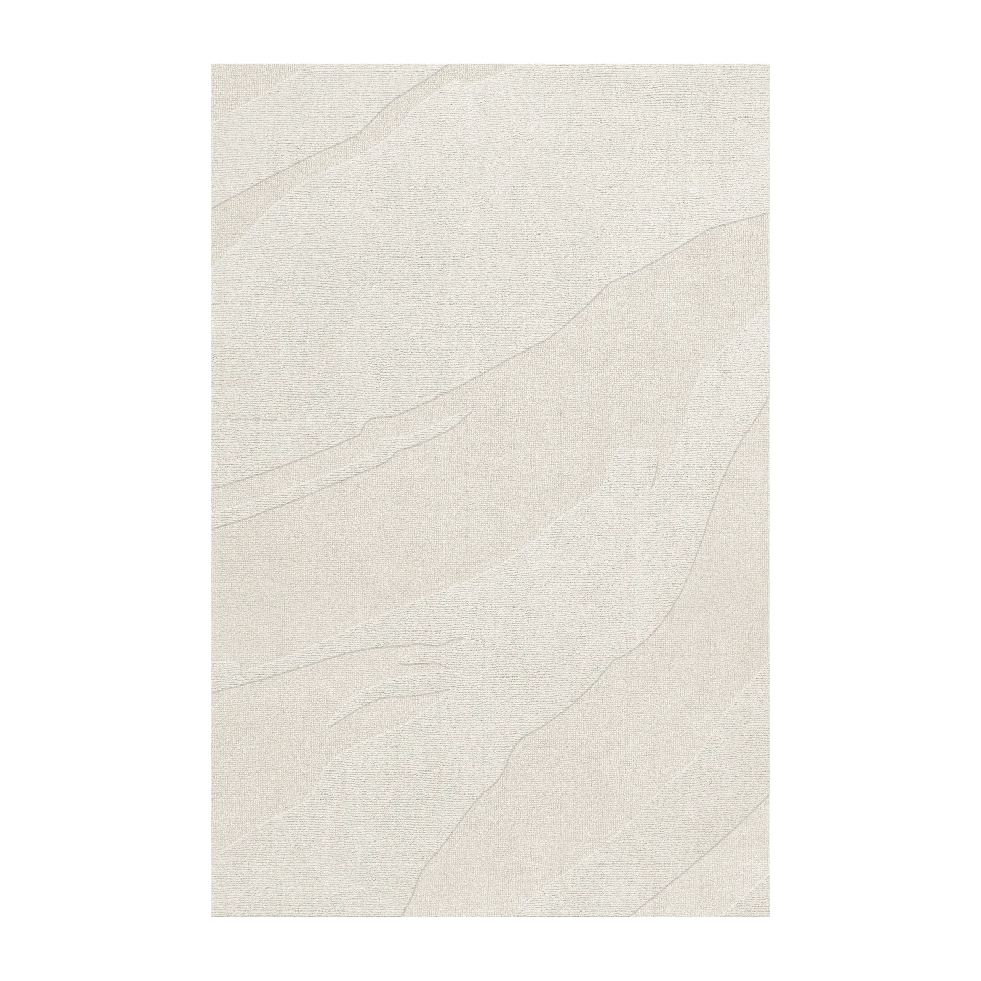 Nami tapete de lã, Bone White 180x270 cm Layered
