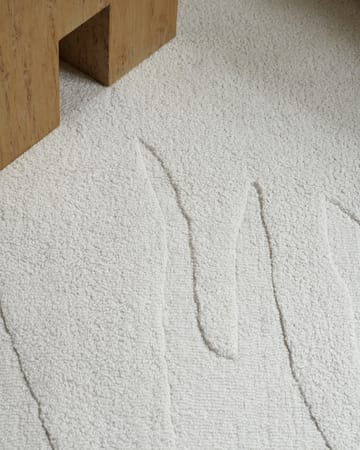 Nami tapete de lã - Bone White 300x400 cm - Layered