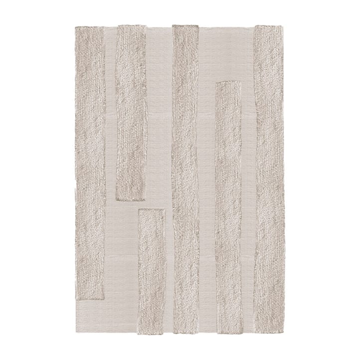 Punja Bricks tapete de lã - Sand Melange. 300x400 cm - Layered