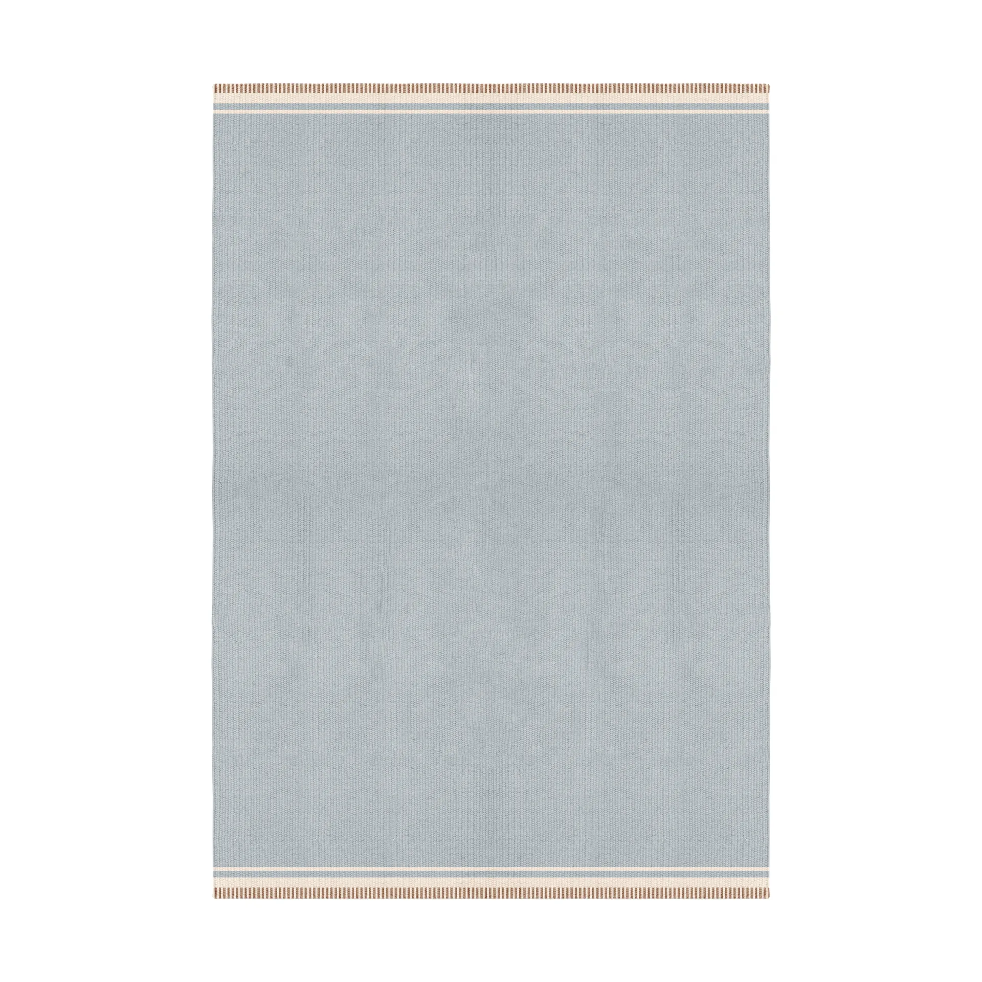 Röllakan Solid tapete de lã, Azul céu, 300x400 cm Layered