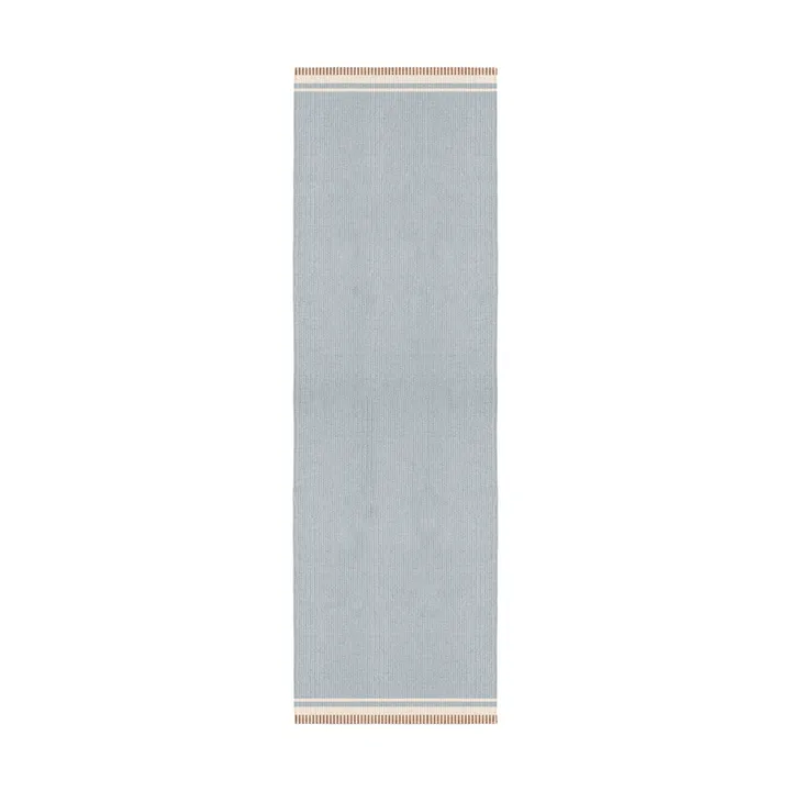 Röllakan Solid tapete de lã - Azul sky, 80x300 cm - Layered