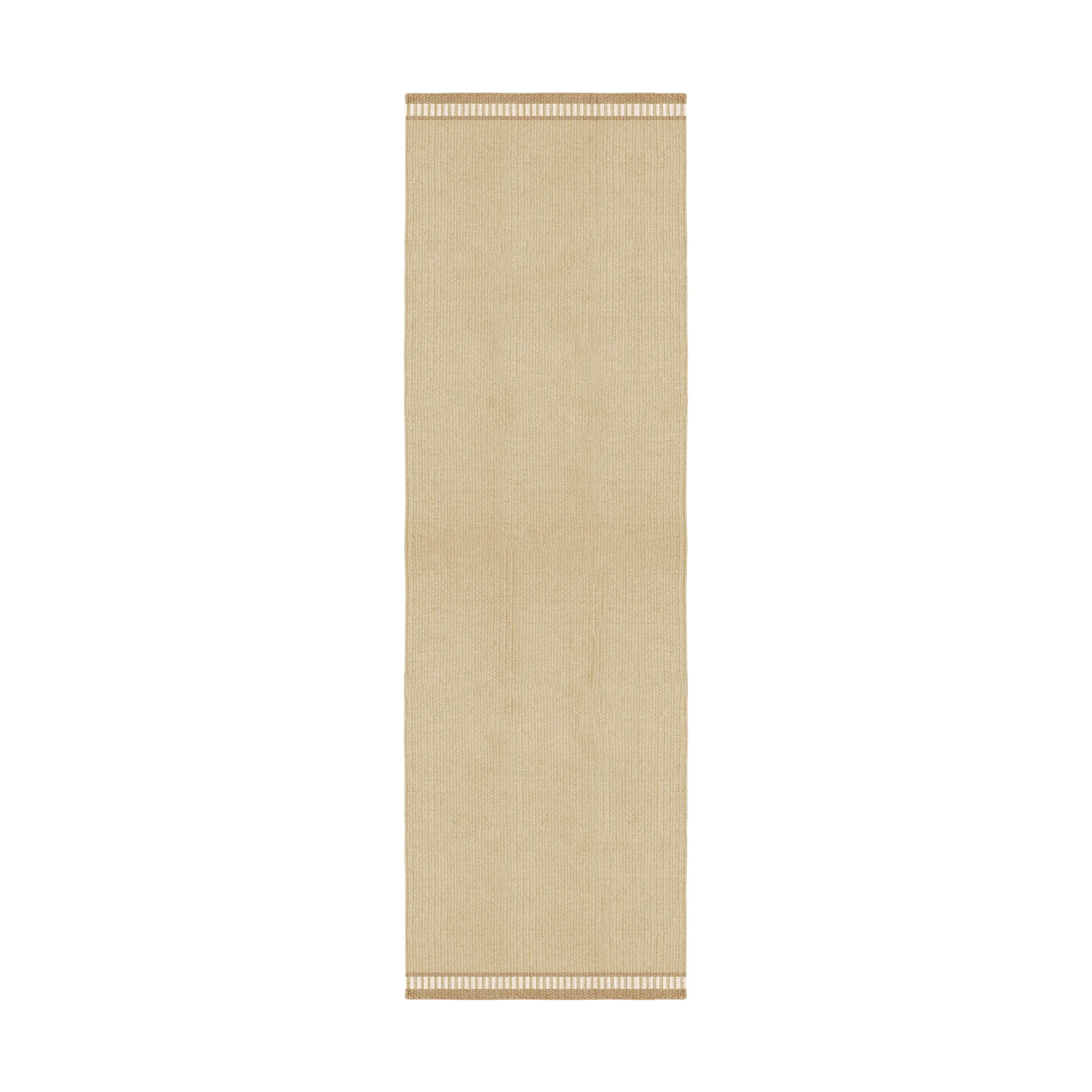 Röllakan Solid tapete de lã, Mariegold, 75x240 cm Layered