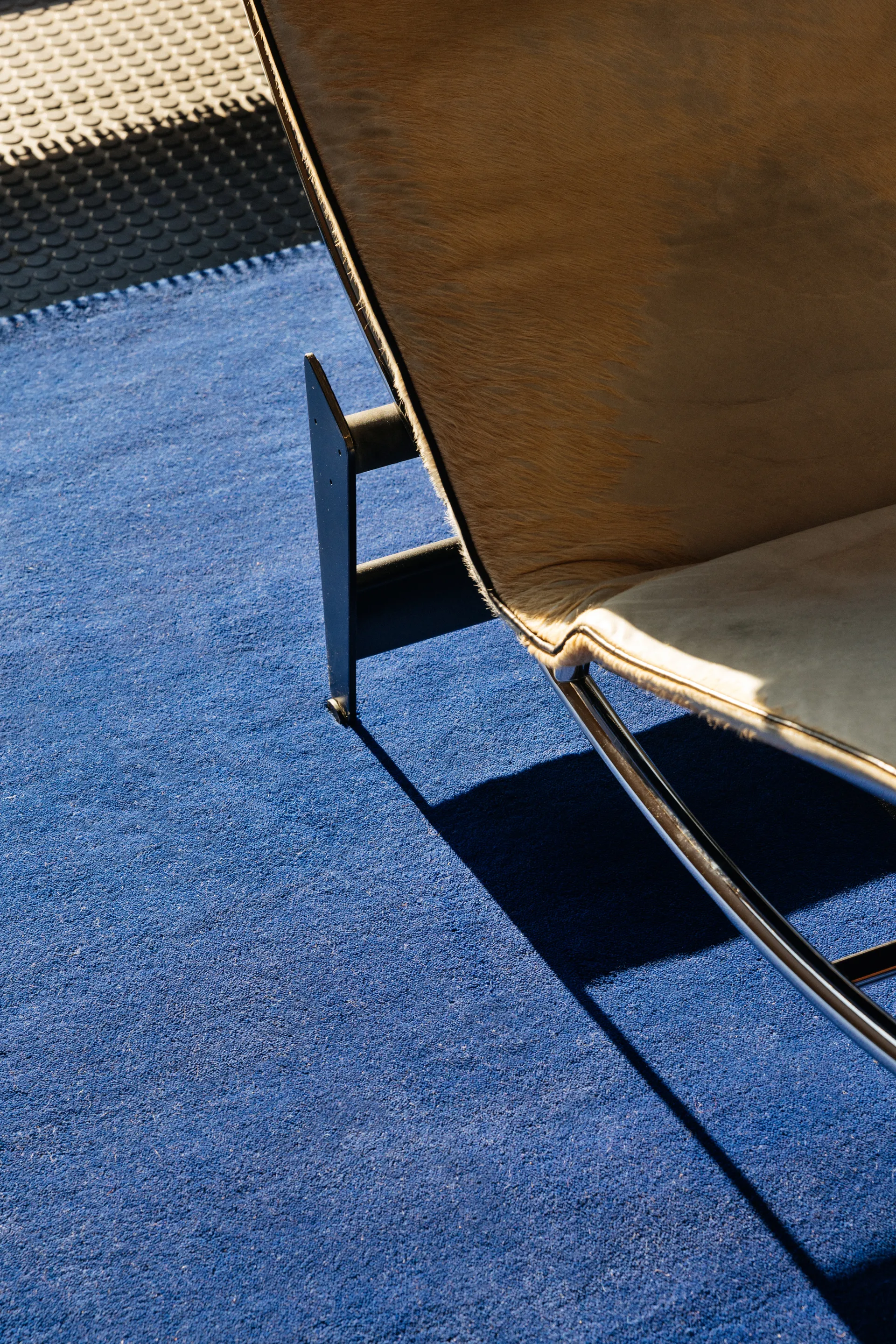 Solid Wool tapete de lã, Azul escuro, 200x300 cm Layered