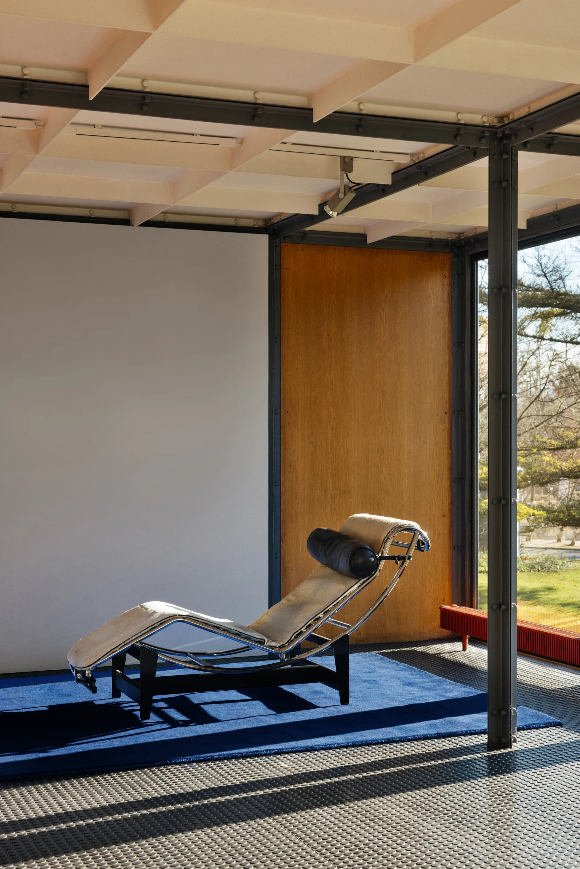 Solid Wool tapete de lã, Azul escuro, 200x300 cm Layered