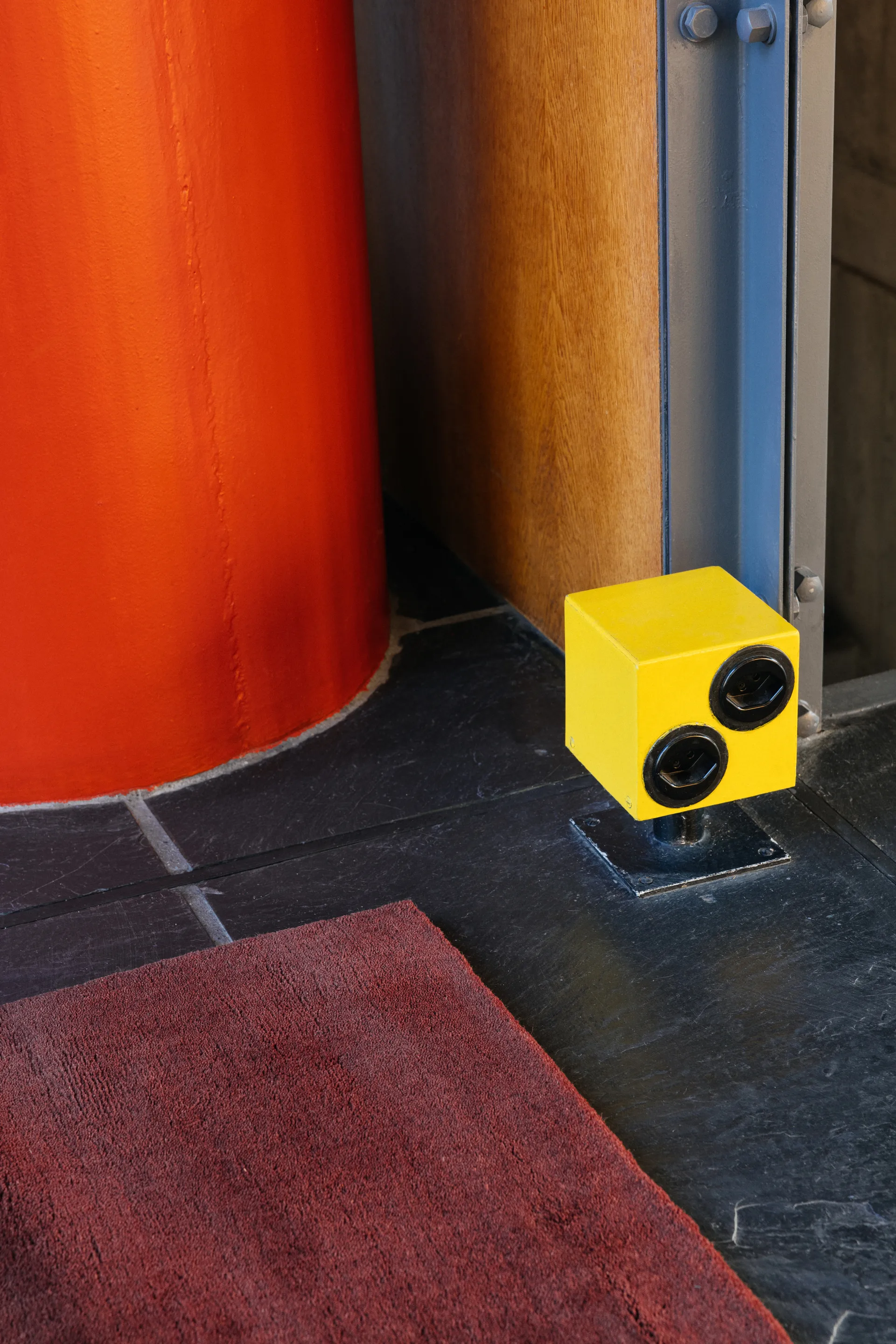 Solid Wool tapete de lã, Vermelho rubi, 200x300 cm Layered