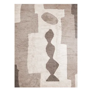 Tapete Bird in Space 180x270 cm - branco-castanho-bege - Layered
