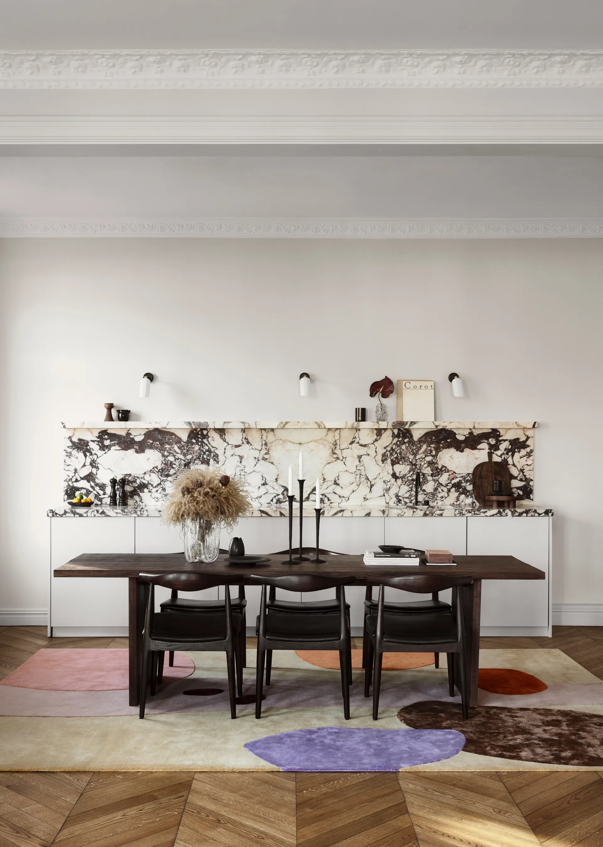 Tapete de lã Magical Garden, 200x300 cm Layered