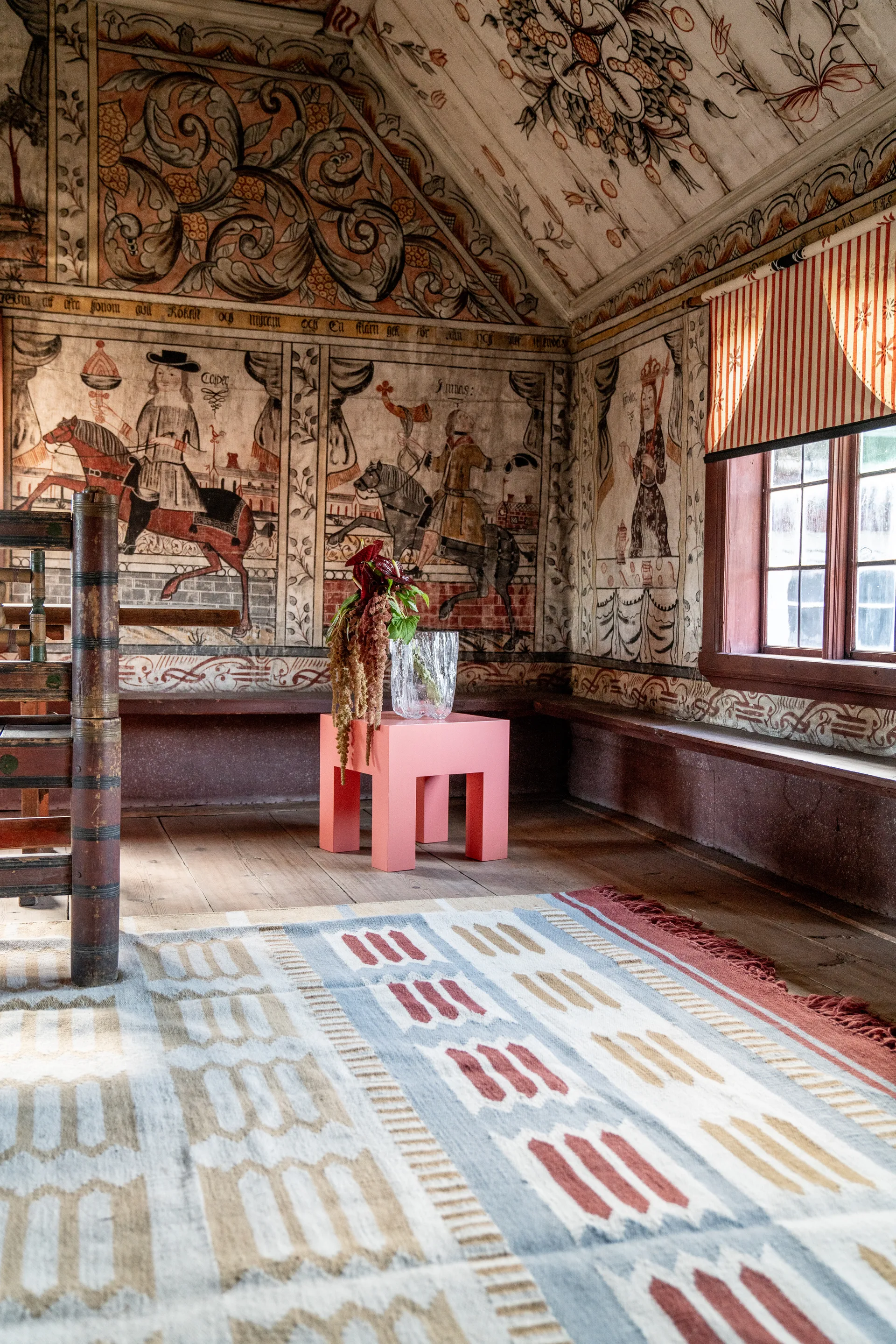 Tapete de lã Röllakan Hilma, Meadow, 250x350 cm Layered