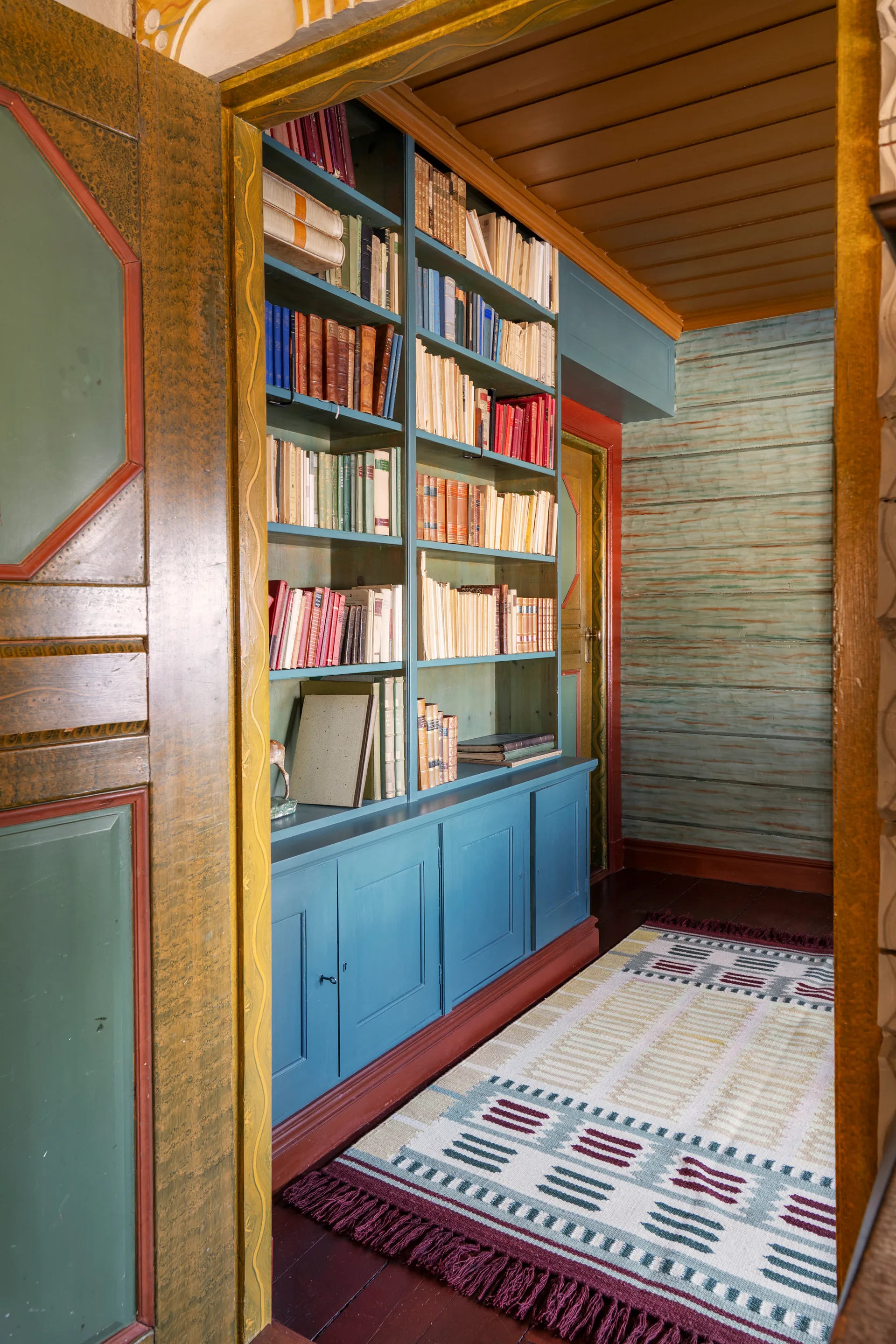 Tapete de lã Röllakan Hilma, Primrose, 140x200 cm Layered