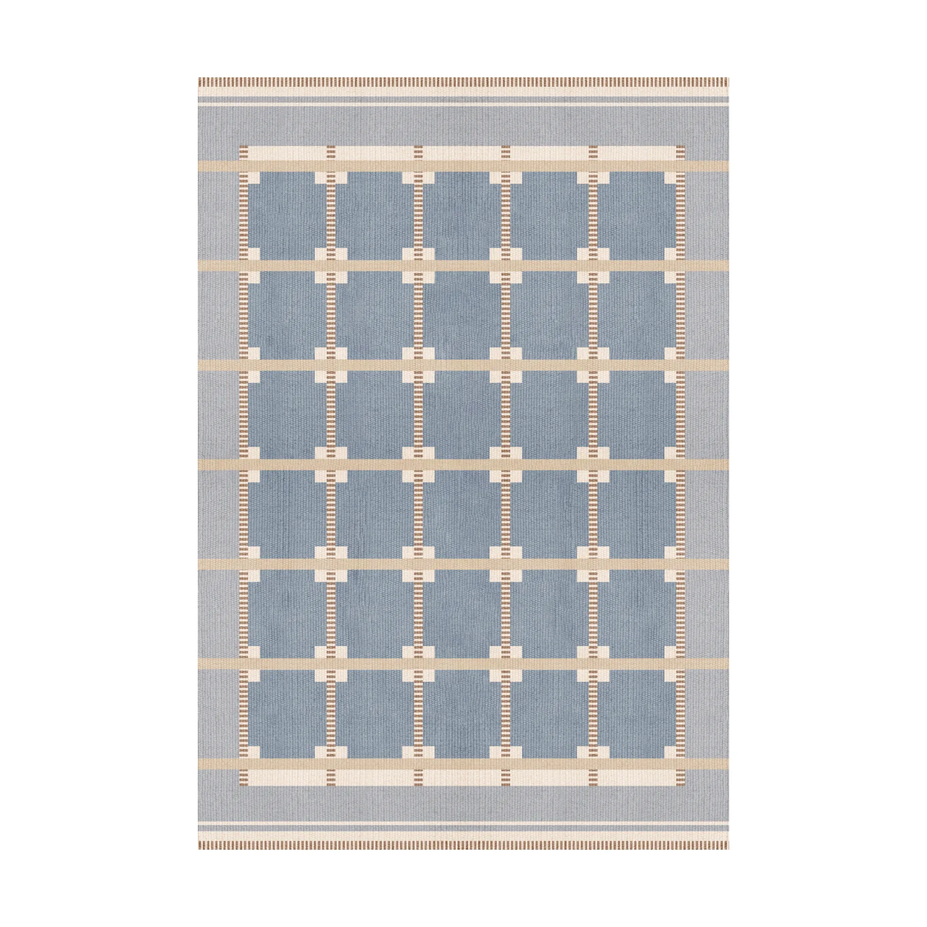 Tapete de lã Röllakan Ruth, Summer sky, 180x270 cm Layered