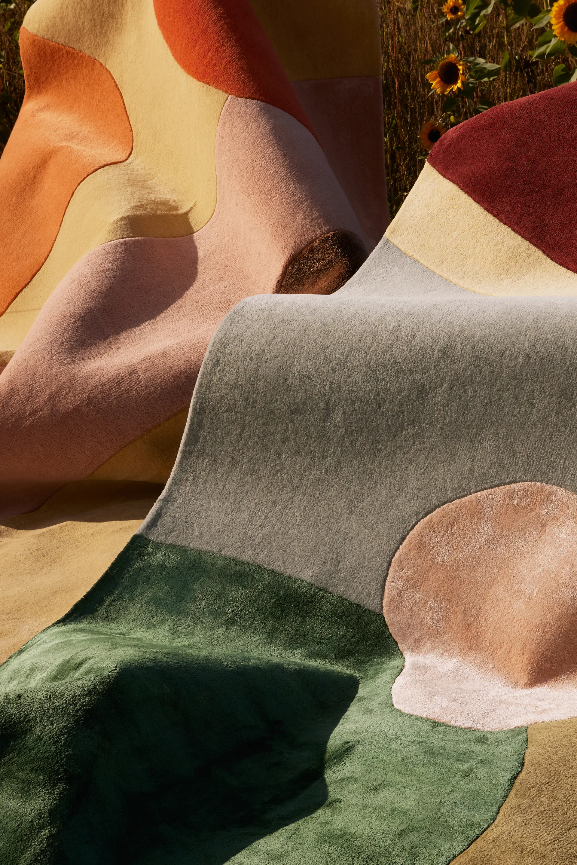 Tapete de lã Sleeping Flower, 250x350 cm Layered