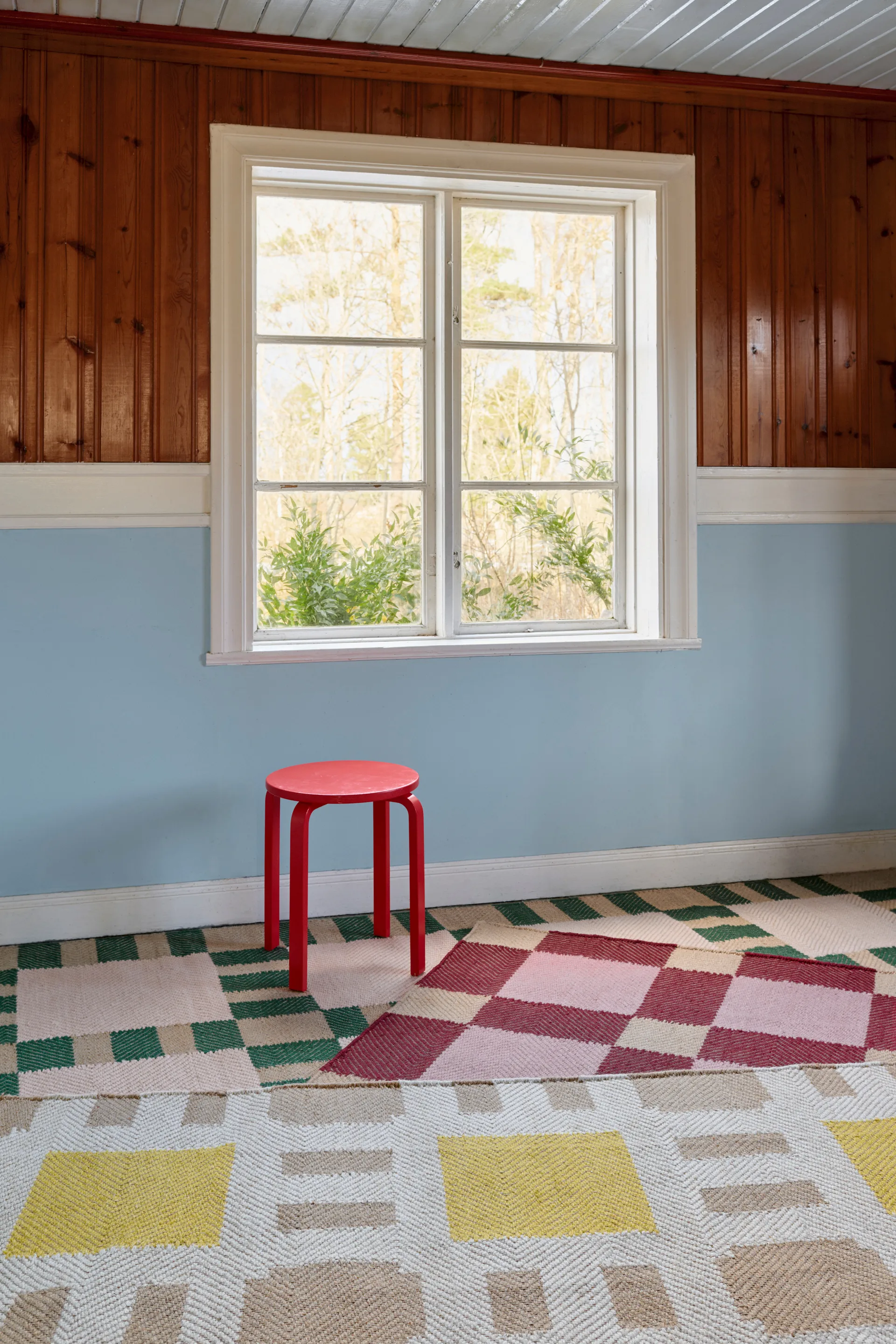 Tapete juta Evelina Kroon 180x270 cm, alho-poró coreana Layered