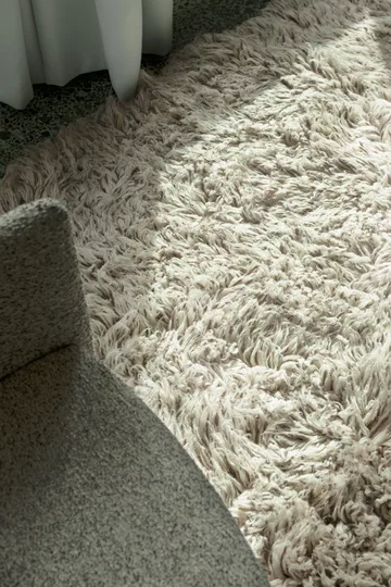 Tapete Shaggy 250x350 cm - Bone white - Layered