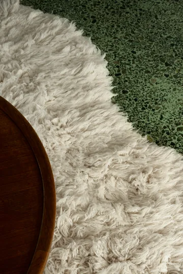 Tapete Shaggy 250x350 cm - Bone white - Layered