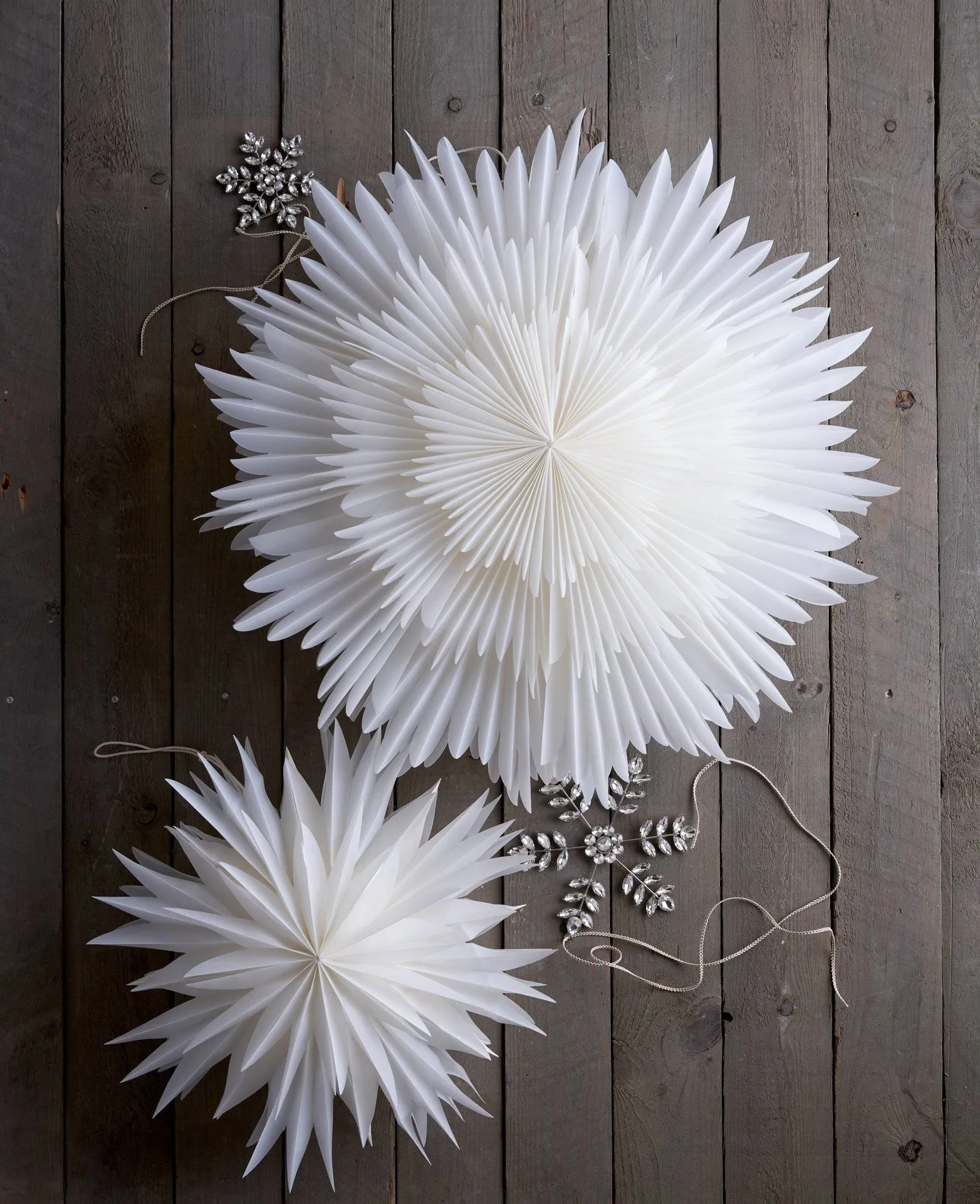 Ada pendente de decoração floco de neve, Prateado, 10x10 cm Lene Bjerre