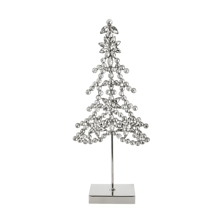 Ada tree detalhe decorativo - Prateado, 14x8x32 cm - Lene Bjerre