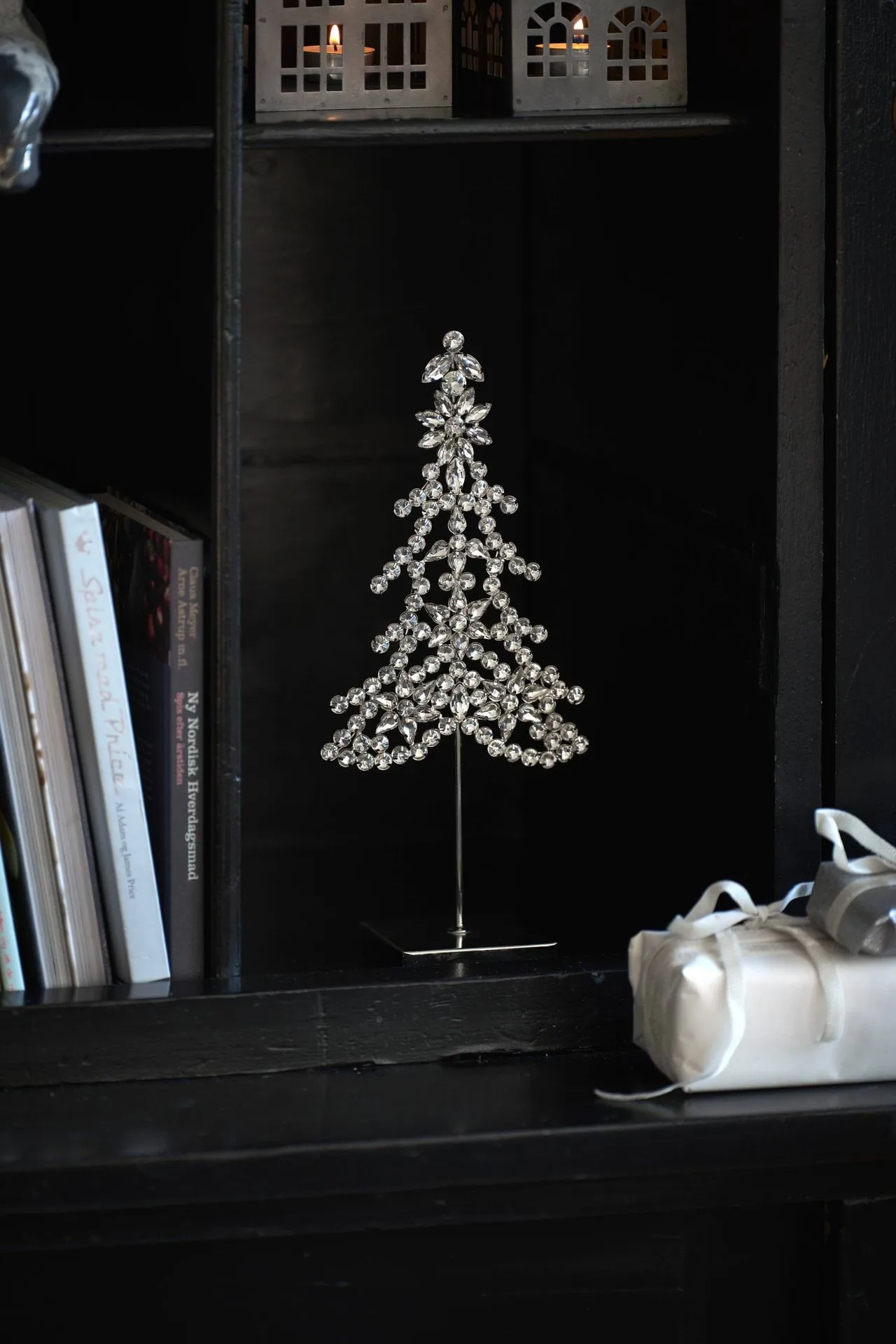 Ada tree detalhe decorativo, Prateado, 14x8x32 cm Lene Bjerre