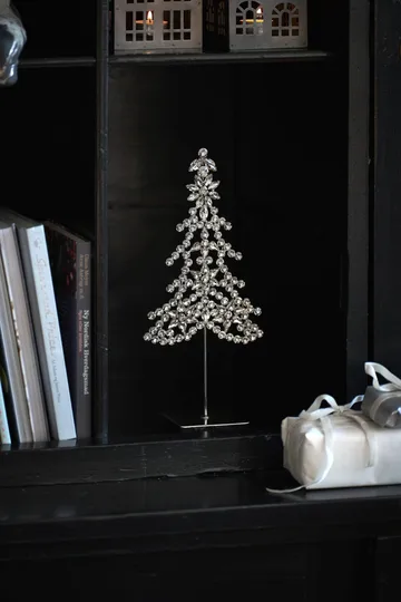 Ada tree detalhe decorativo - Prateado, 14x8x32 cm - Lene Bjerre