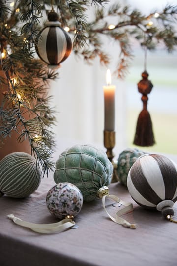 Agnes bola de Natal Ø10 cm - Branco sujo-castanho - Lene Bjerre