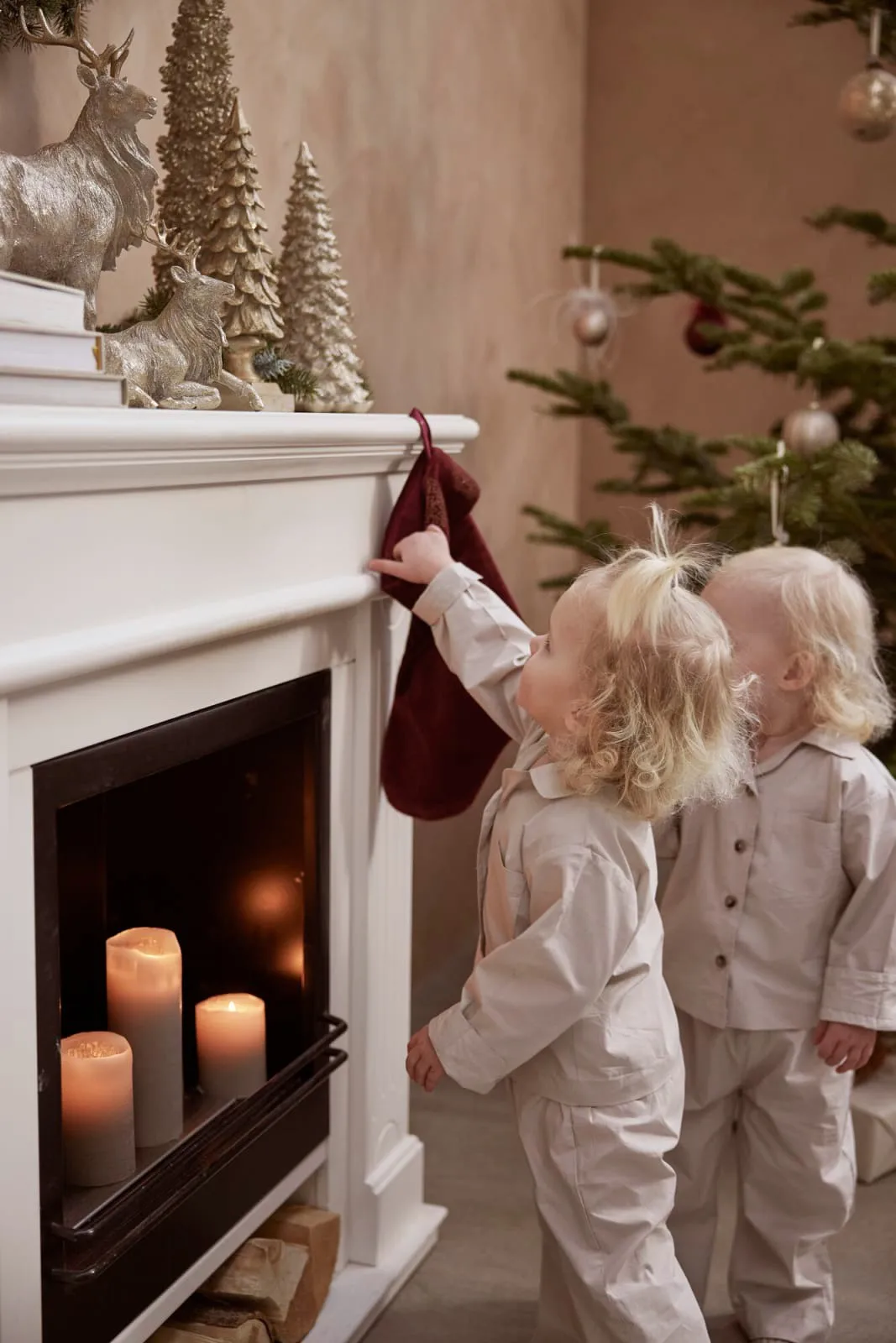 Árvore Semise 30 cm, Dourado claro Lene Bjerre