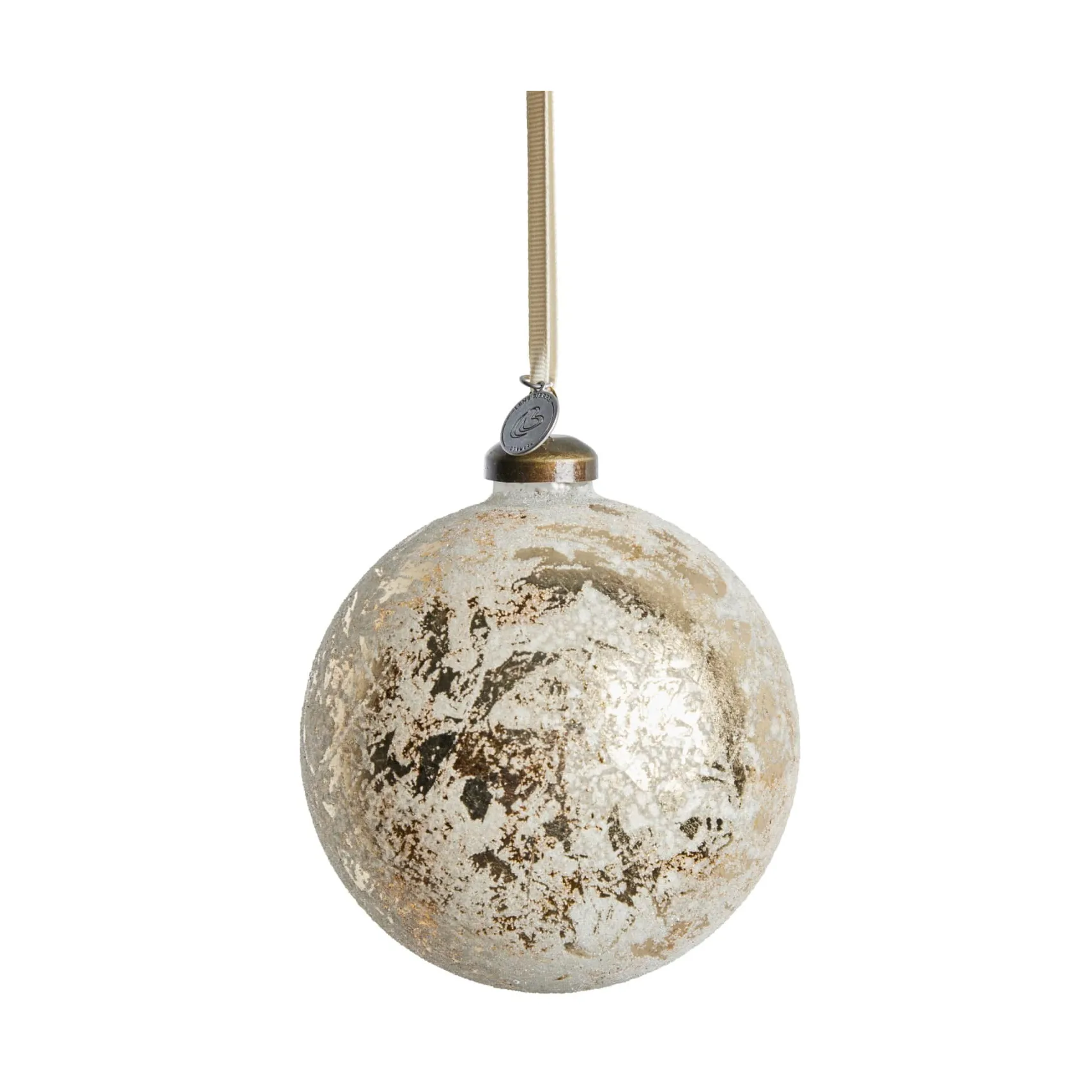 Bola de Natal Clearena Ø10 cm, Off white-dourado Lene Bjerre