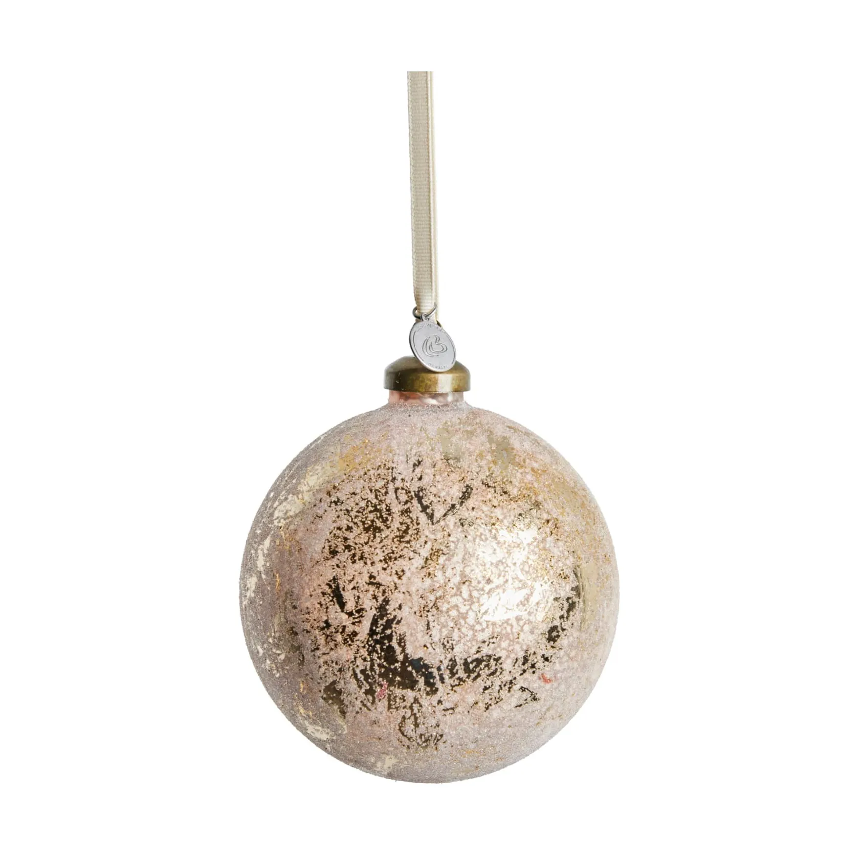 Bola de Natal Clearena Ø10 cm, Rosa-dourado Lene Bjerre