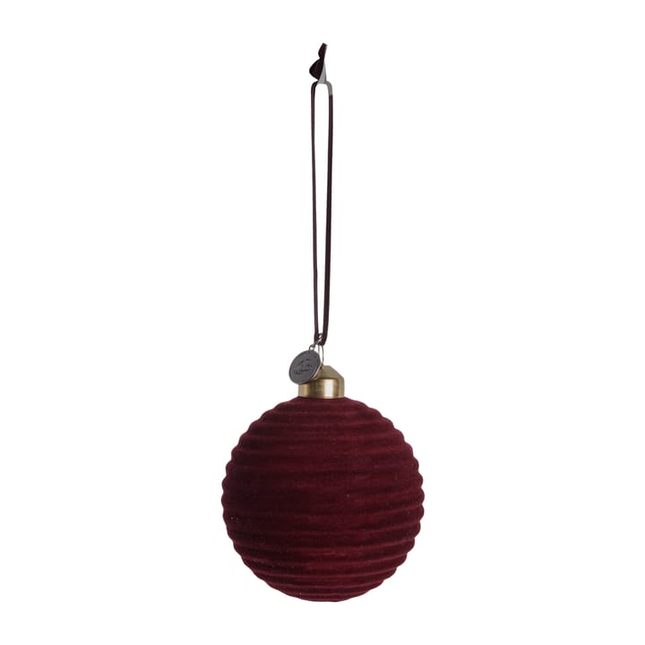Bola de Natal folhos Velvitie Ø8 cm, pomegranate Lene Bjerre
