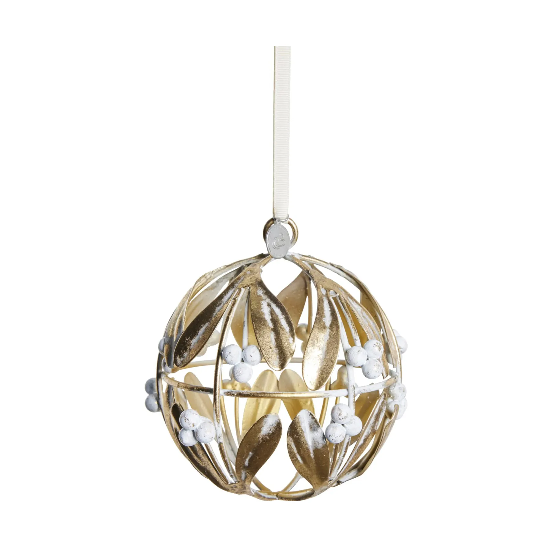 Bola de Natal Missia Ø12 cm, Dourado claro Lene Bjerre