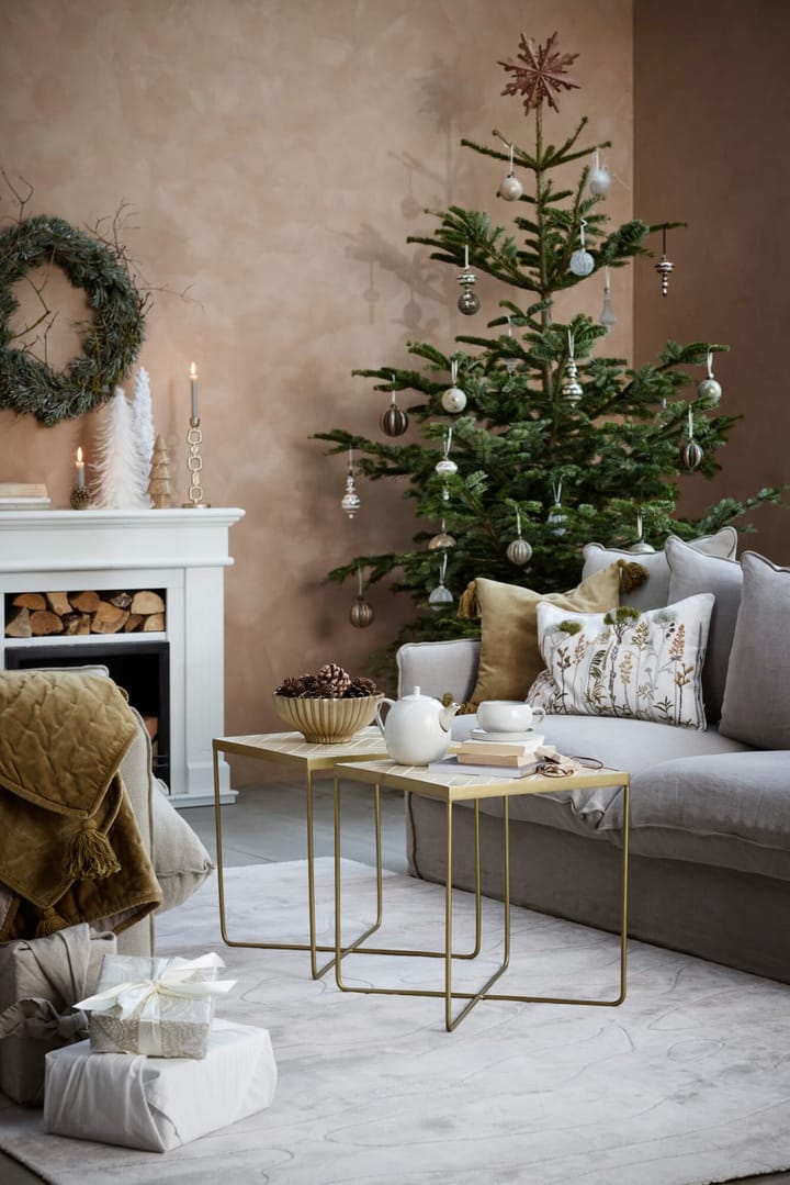Bola de Natal Noelle Ø8 cm, Preto-dourado Lene Bjerre
