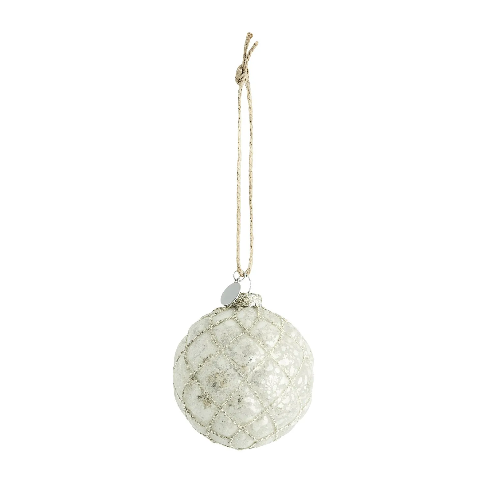 Bola de natal Norille Ø8 cm, Off White Lene Bjerre