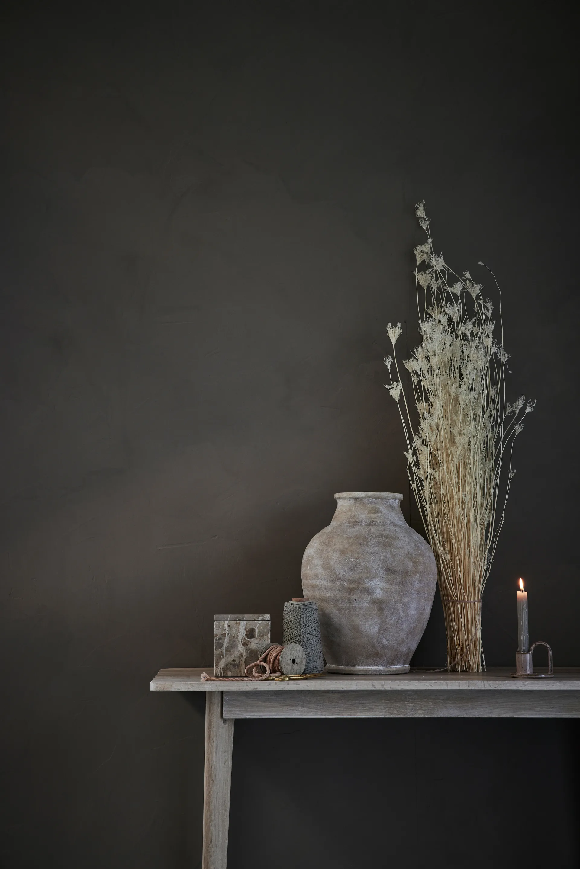 Caixa armazenamento mármore Ellia 12x12 cm, Linho Lene Bjerre