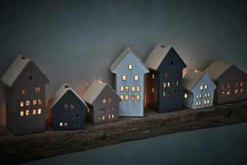 Casa decorativa preta Molia - pequeno - Lene Bjerre