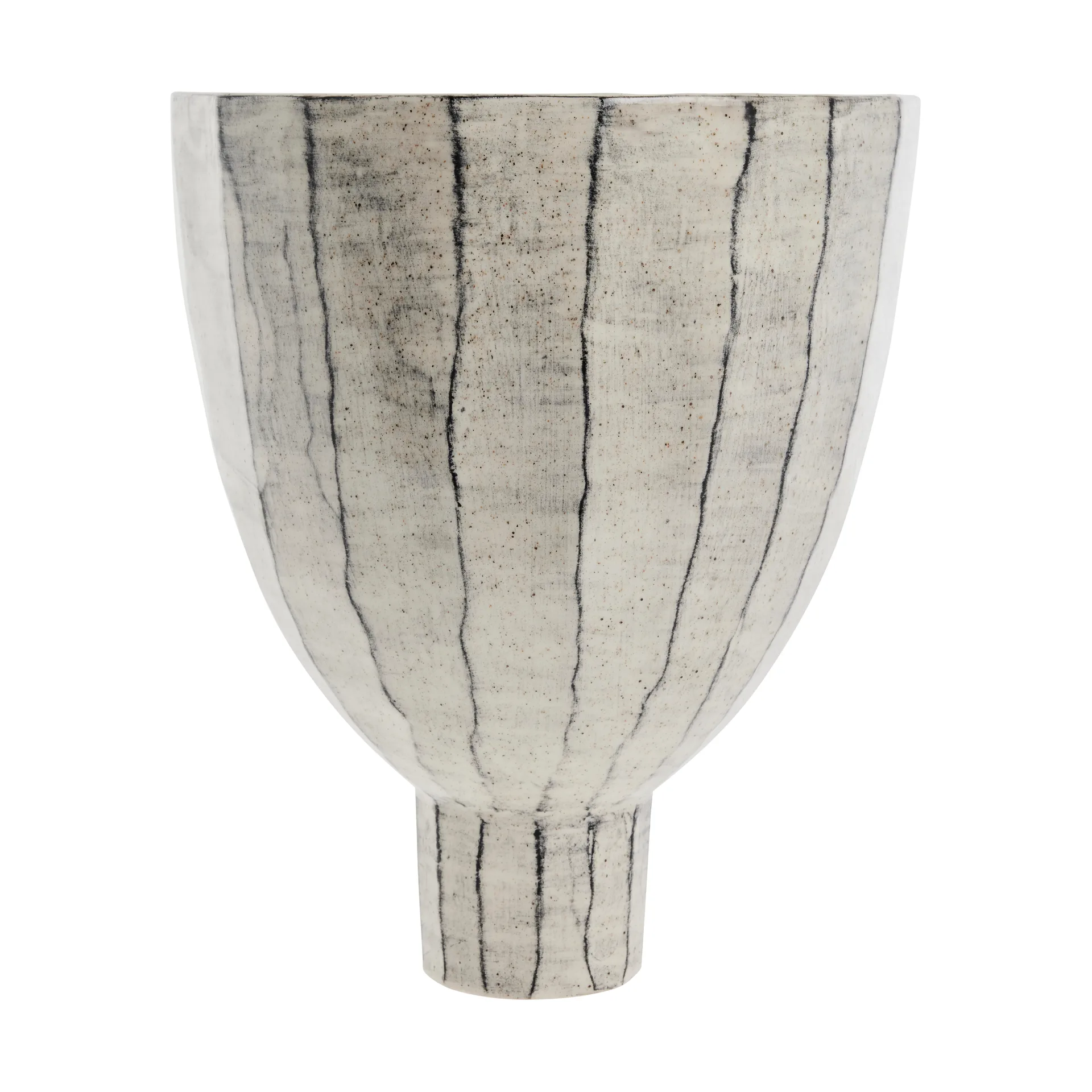 Cassie tigela de decoração Ø28 cm, Off White-Black Lene Bjerre