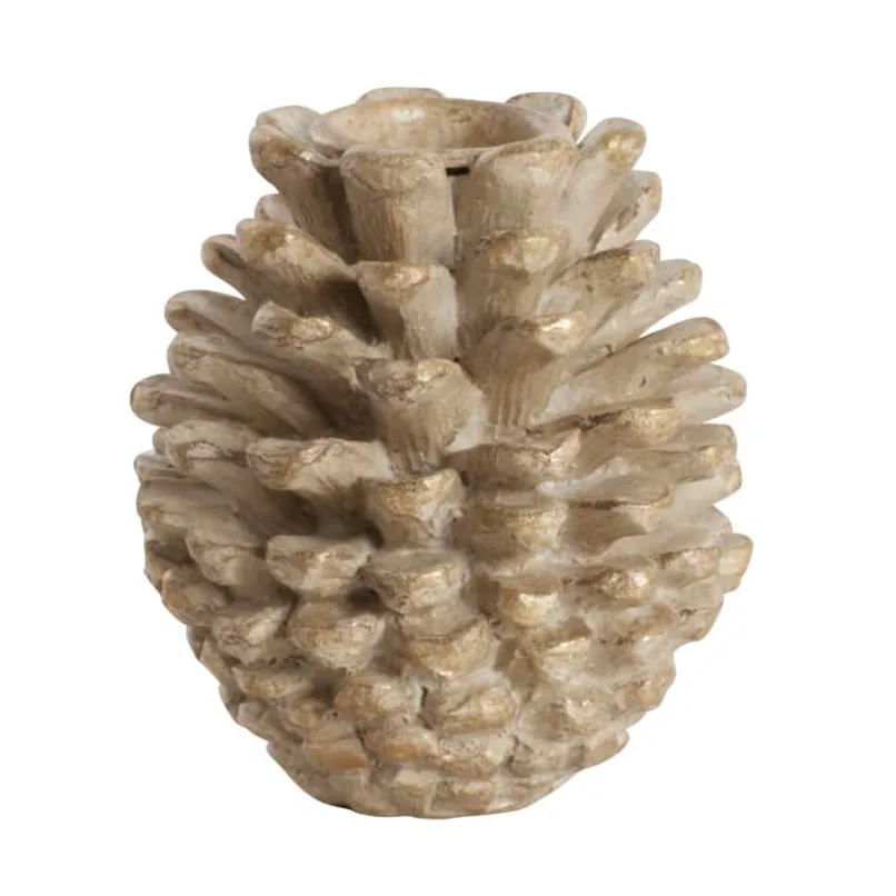 Castiçal Serafina 8 cm, Dourado antigo claro Lene Bjerre