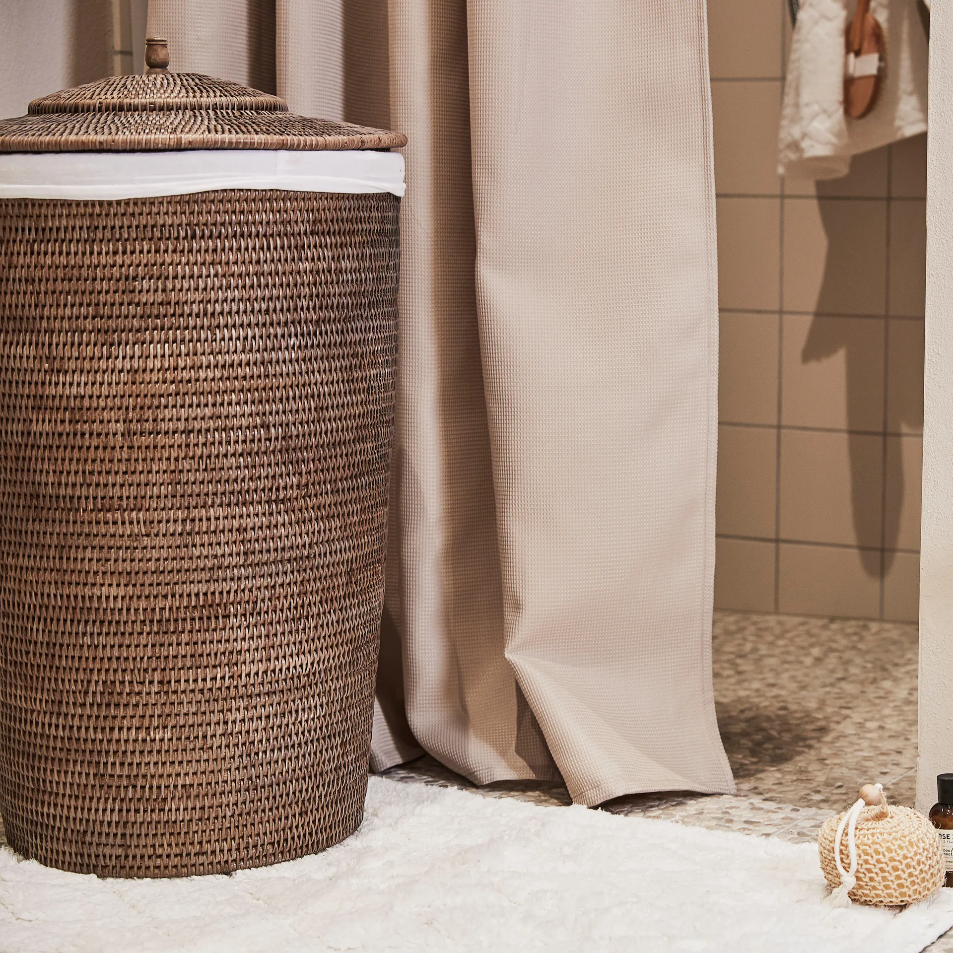 Cesto de roupa Norah 60 cm, Nature Lene Bjerre