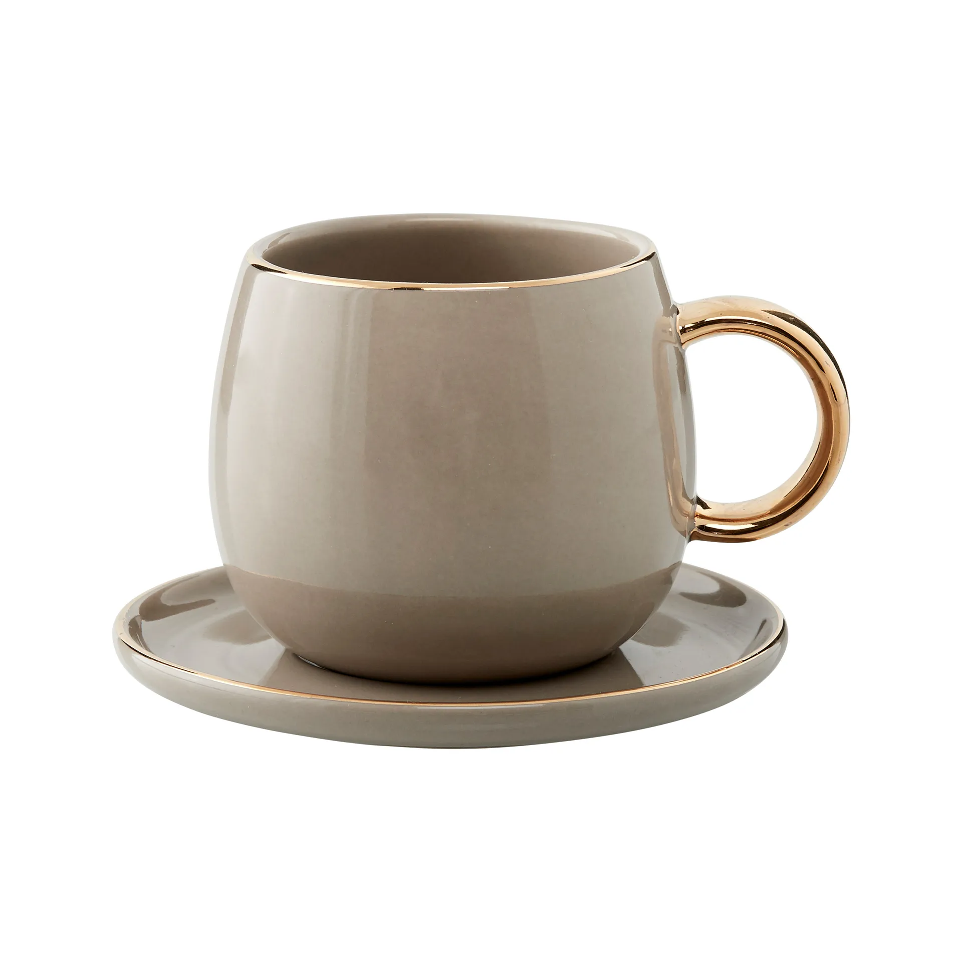 Chávena de expresso Clara com pires 15 cl, Driftwood Lene Bjerre