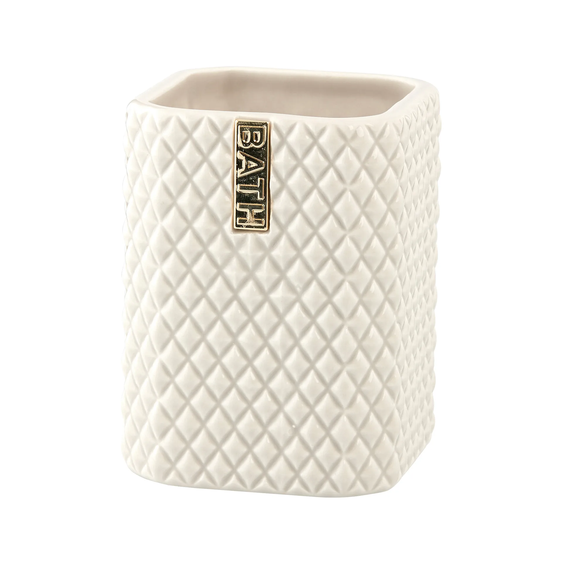 Copo para escovas de dentes Marion 10,5 cm, Camel-light gold Lene Bjerre