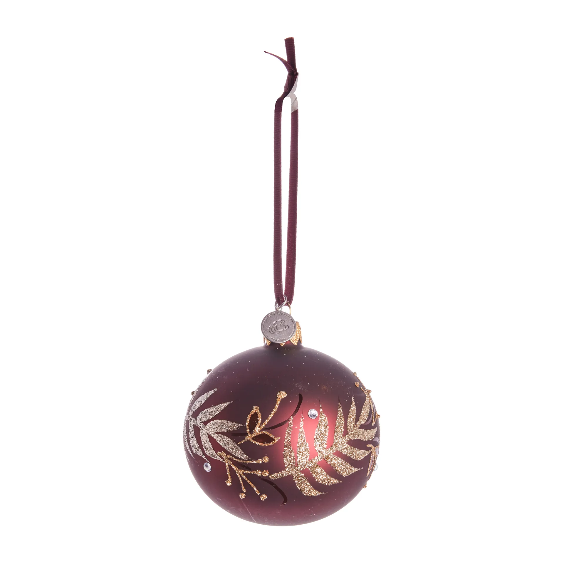 Decoração de Natal Cadelia árvore Ø8 cm, pomegranate-light gold Lene Bjerre