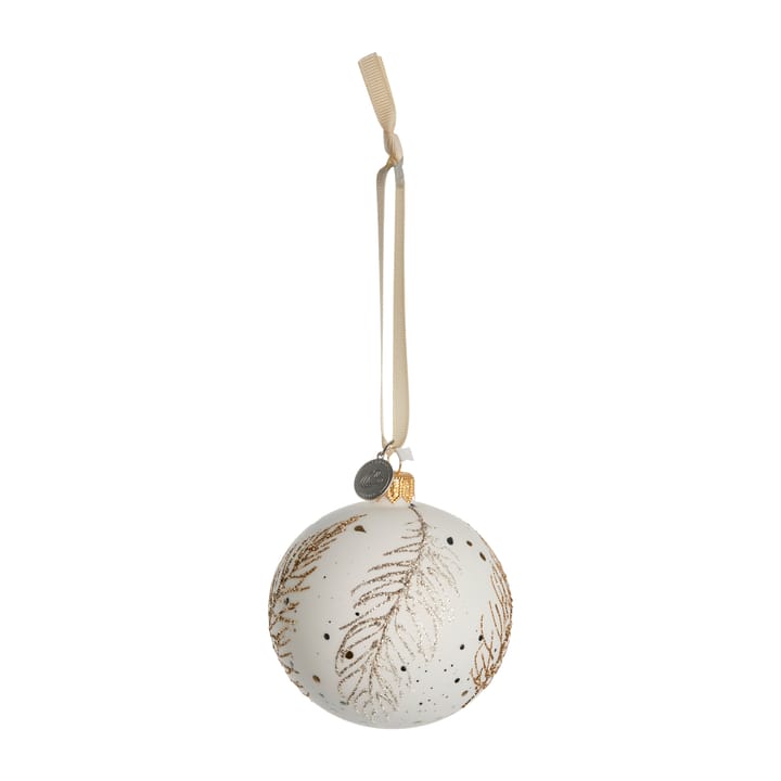 Decoração de Natal Cadelia pena Ø8 cm, white-light gold Lene Bjerre