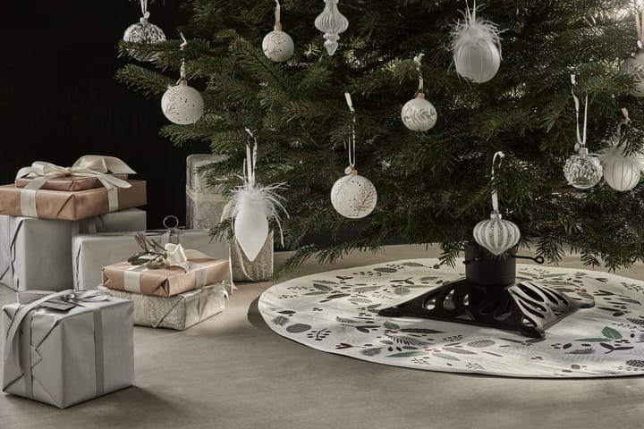 Decoração de Natal Cadelia pena Ø8 cm, white-light gold Lene Bjerre