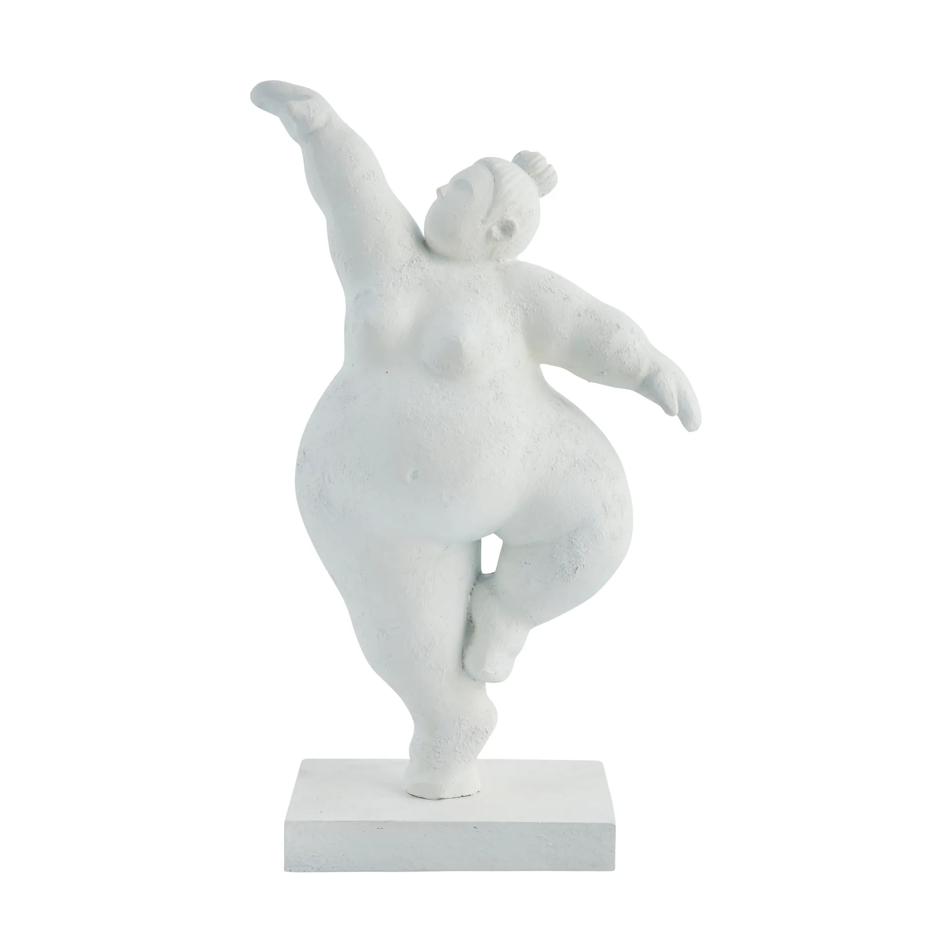 Decoração Serafina mulher na ponta dos pés 28,8 cm, Branco Lene Bjerre
