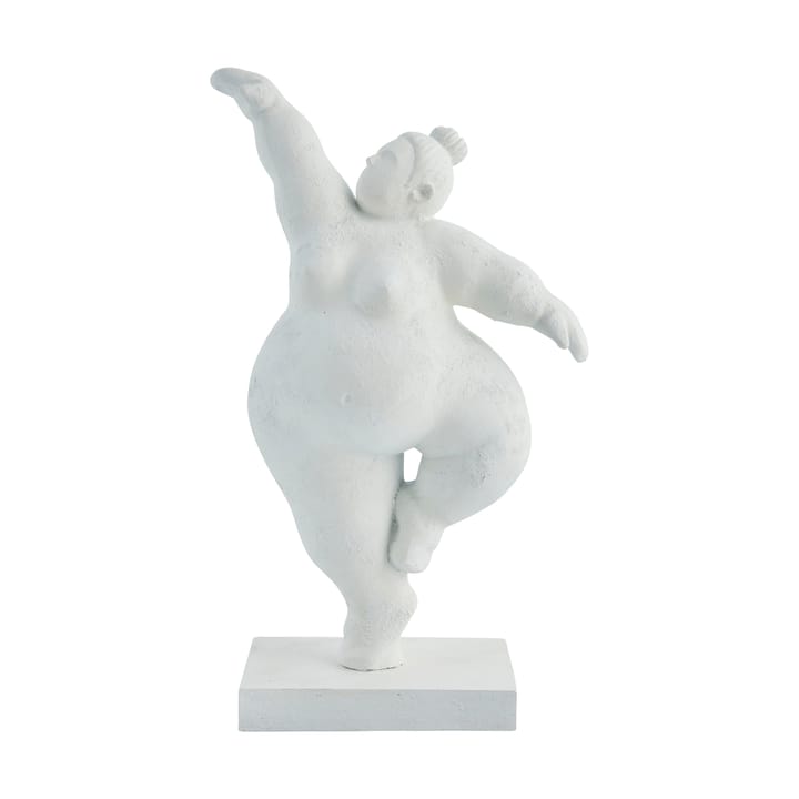 Decoração Serafina mulher na ponta dos pés 28,8 cm - Branco - Lene Bjerre