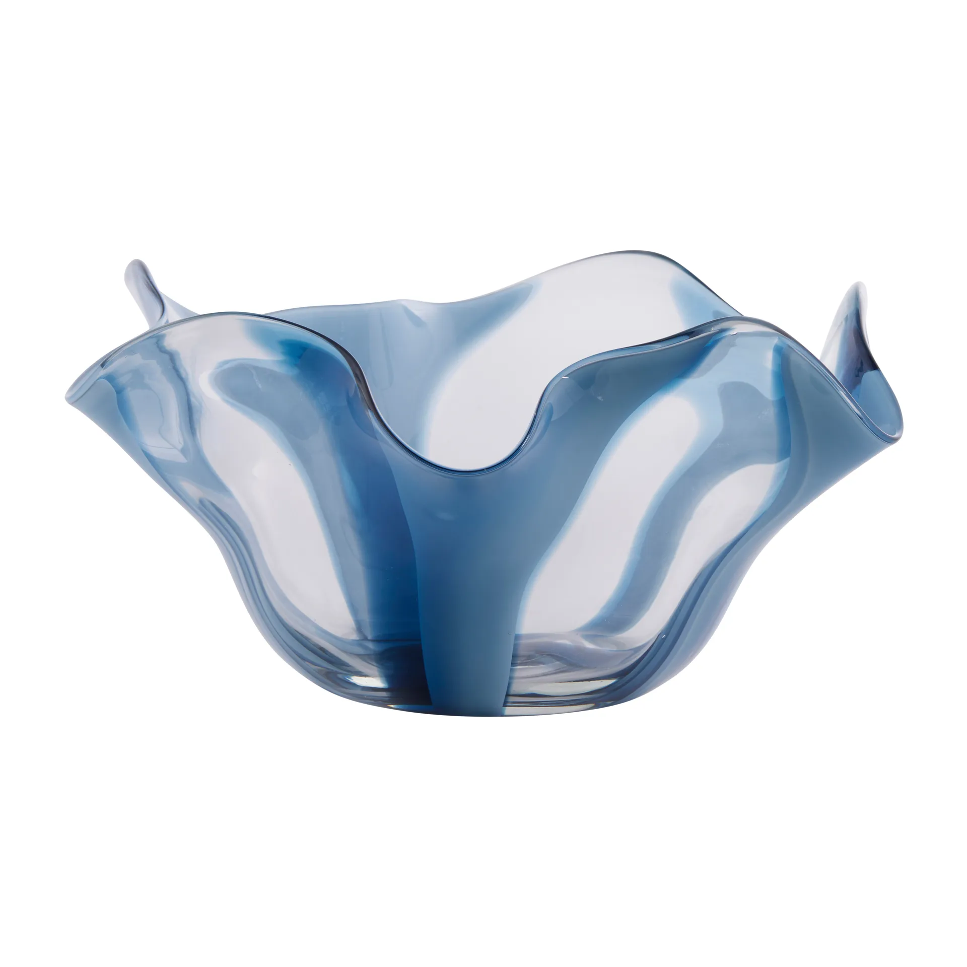 Domia tigela decorativa Ø30 cm, Azul-transparente Lene Bjerre