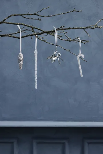 Enfeite de Natal Cristelle 13,5 cm - Branco - Lene Bjerre