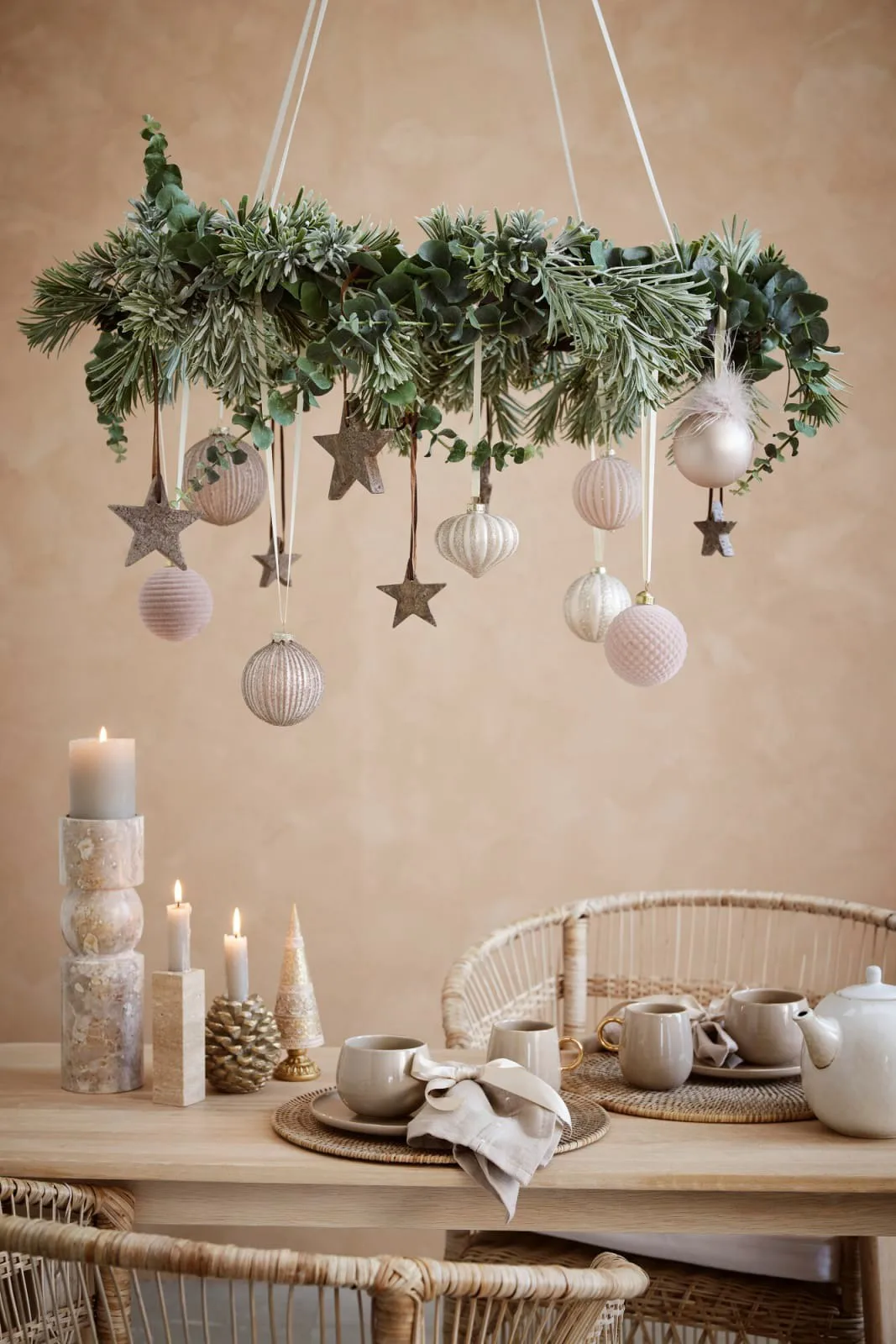 Enfeite de Natal Elina estrela 6,5 cm, Castanho Lene Bjerre