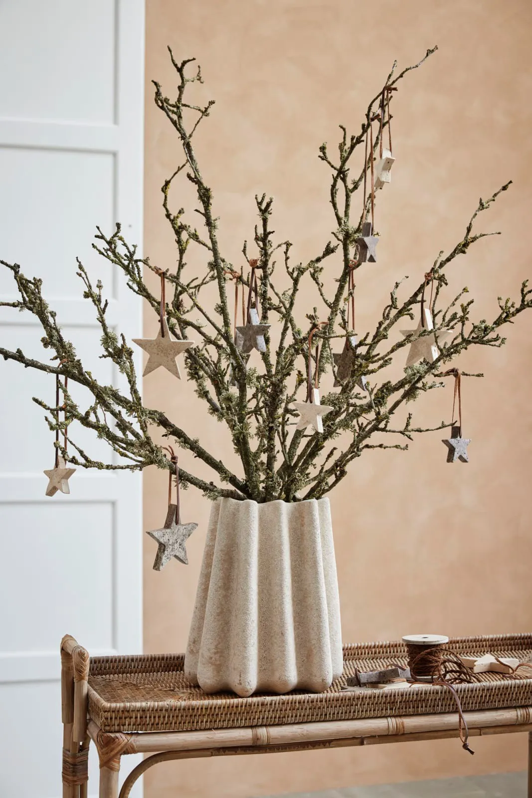 Enfeite de Natal Elina estrela 6,5 cm, Castanho Lene Bjerre