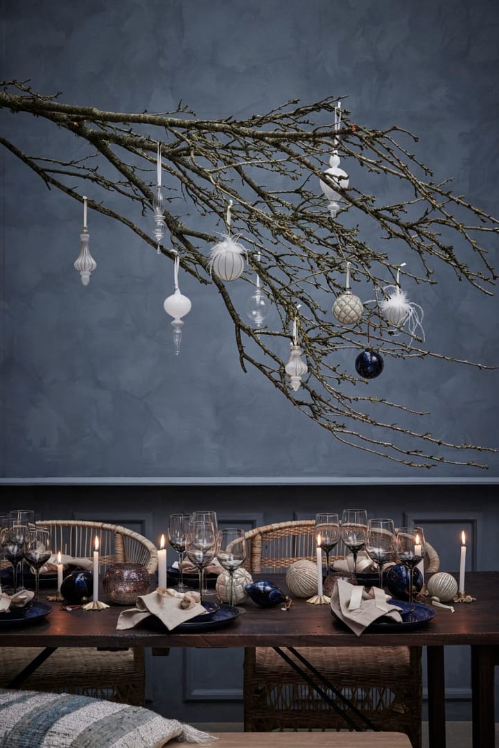 Enfeite de Natal Norille 12 cm, Branco Lene Bjerre