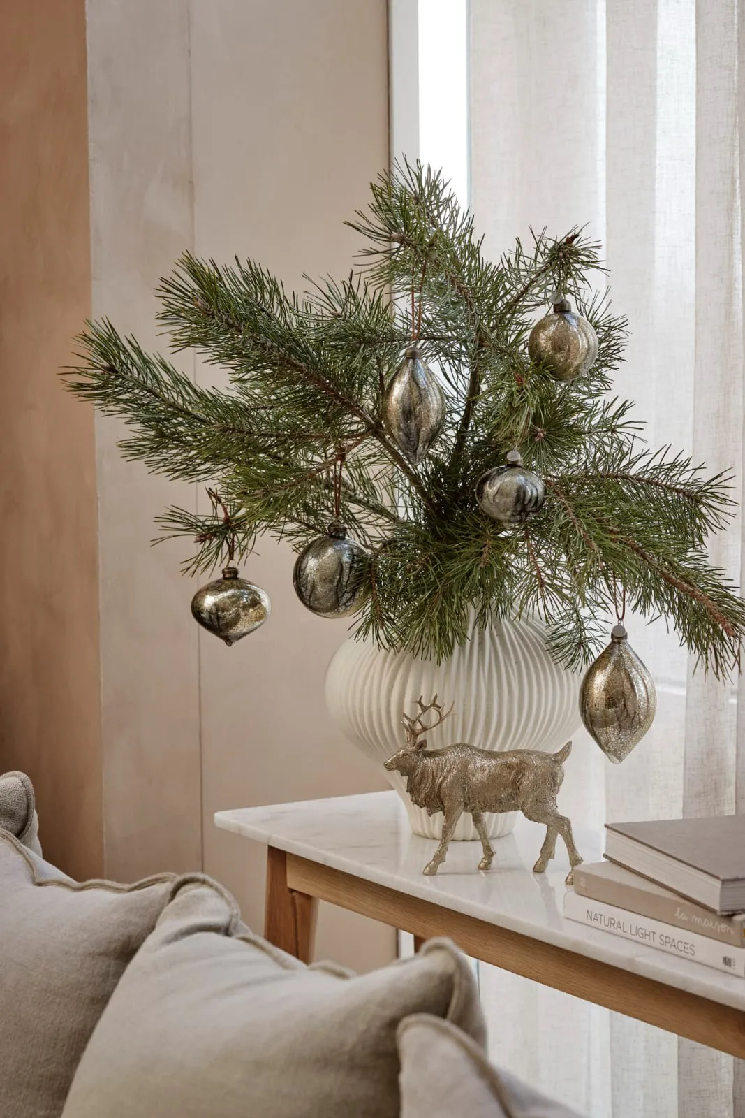 Enfeite de Natal Nosille 15 cm, Prateado-dourado Lene Bjerre