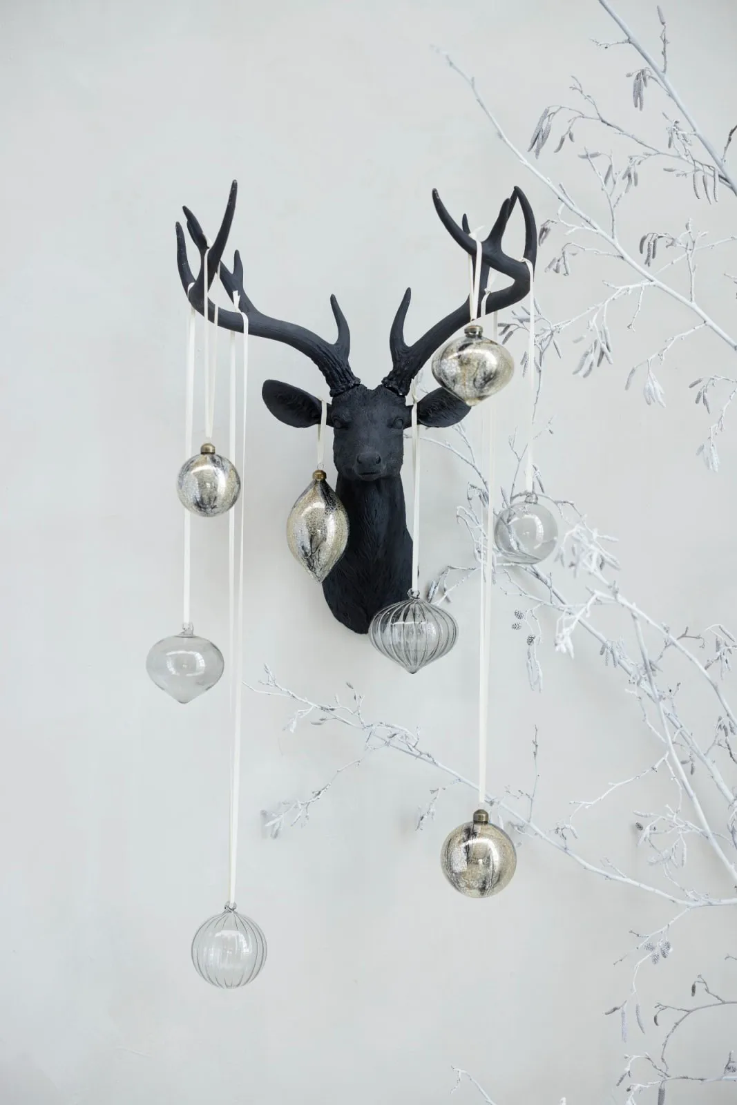 Enfeite Nosille redondo Ø10 cm, Prateado-dourado Lene Bjerre